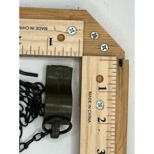 USN 1945 Military Whistle Vintage Metal Navy Signal Whistle with Chain